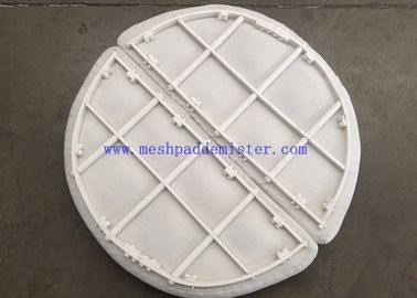 Hohe Betriebstemperatur-Plastik PTFE Mesh Pad Mist Eliminator