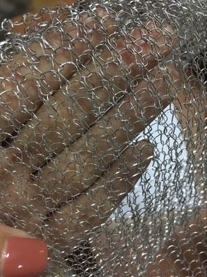 304 Edelstahl gestrickter Draht Mesh For Gas Liquid Filter Mesh Demister