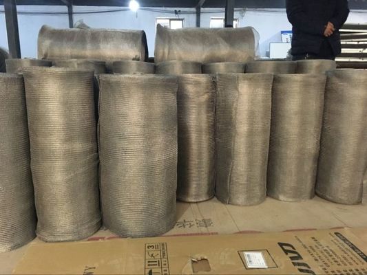 304 Edelstahl gestrickter Draht Mesh For Gas Liquid Filter Mesh Demister