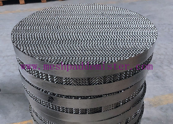 gewölbte Platte  2.5y SS 316l Metallstrukturierte Verpackung im Destillations-Turm